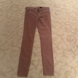 NWT women’s AG Adriano Goldschmied corduroy pants.  Size 27R